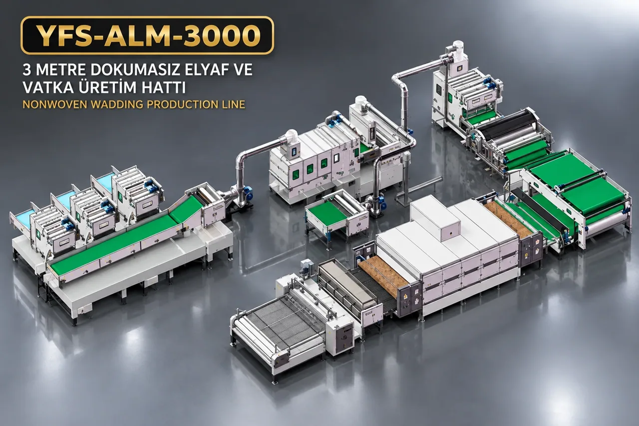 YAFES ALEMİN MAKİNA YFS-ALM-3000 · Bilder der Produktionslinie