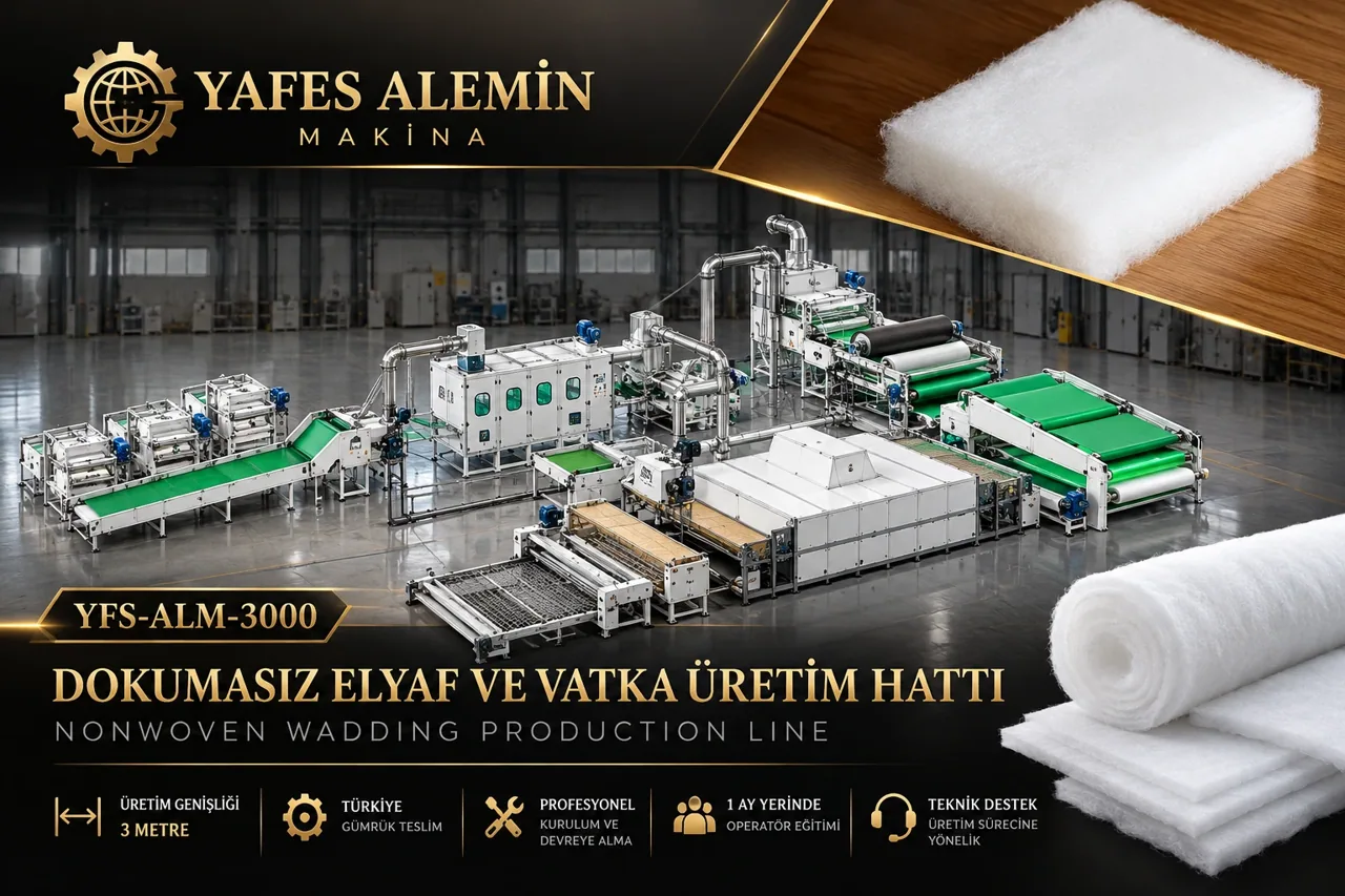 YAFES ALEMİN MAKİNA YFS-ALM-3000 · Bilder der Produktionslinie