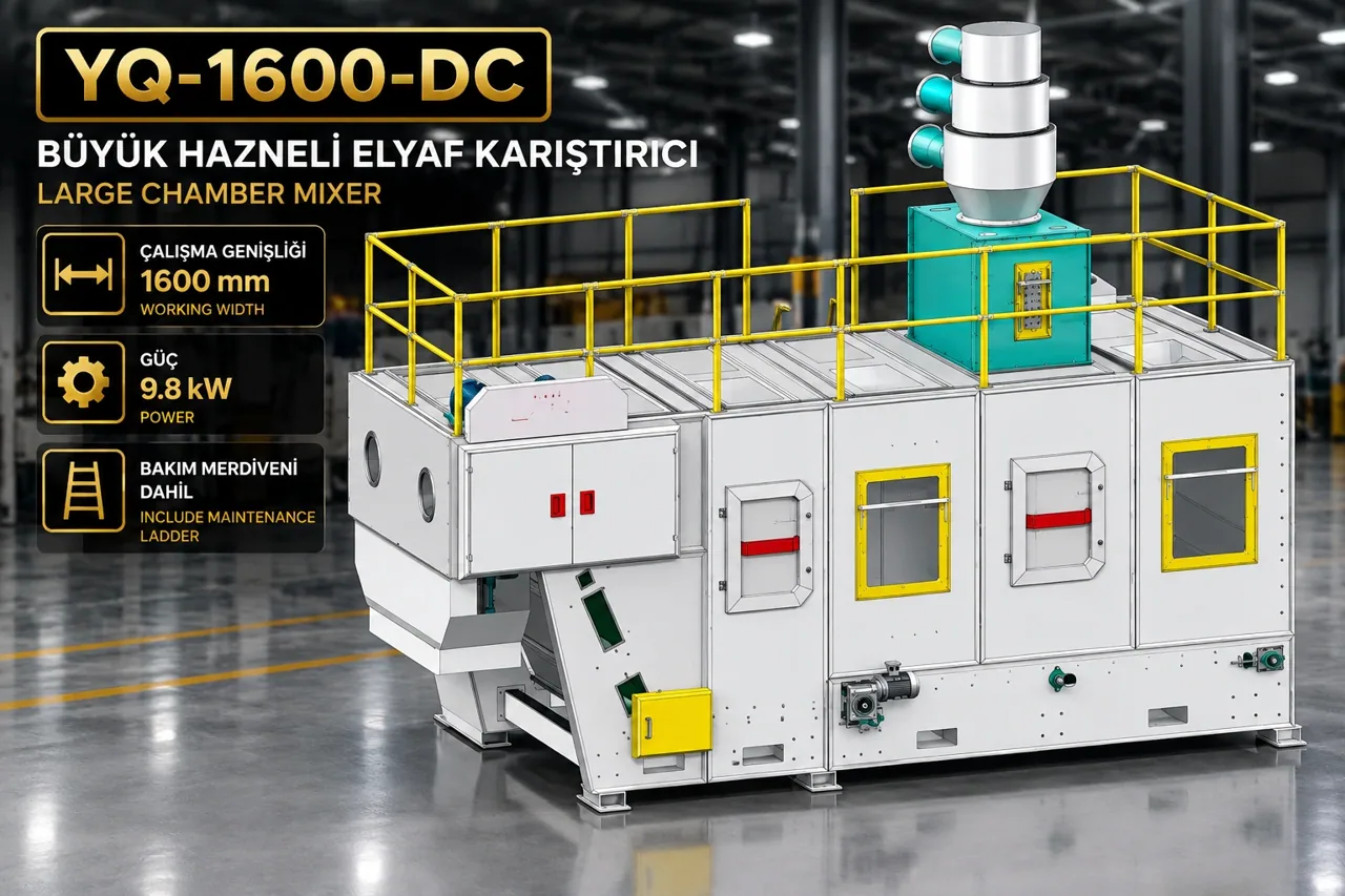 YAFES ALEMİN MAKİNA YQ-1600-DC · Large Chamber Mixer