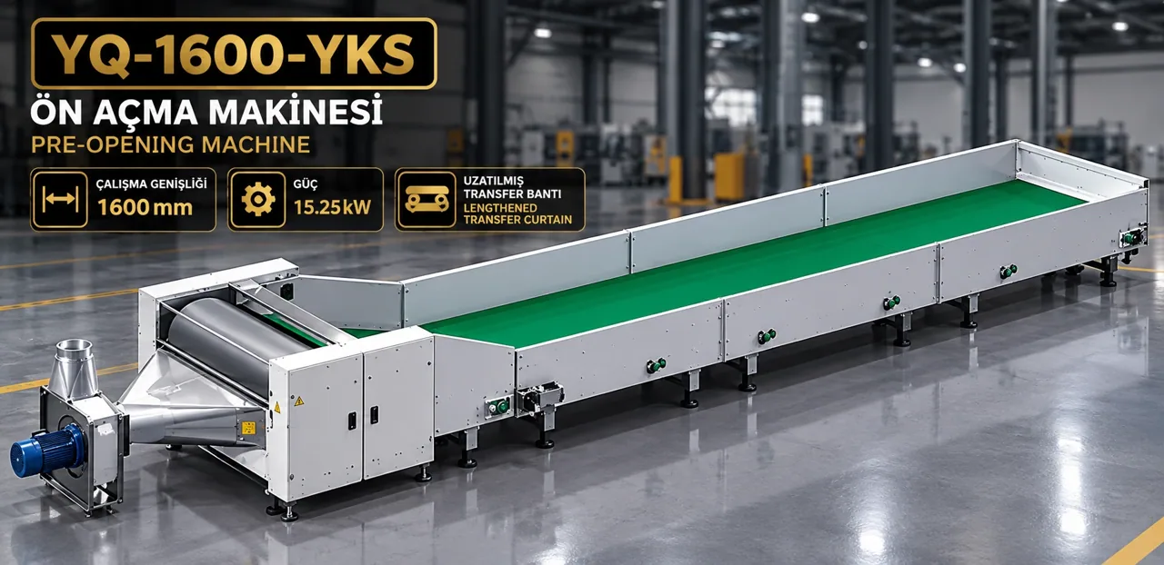 YAFES ALEMİN MAKİNA YQ-1600-YKS · Pre-opening Machine