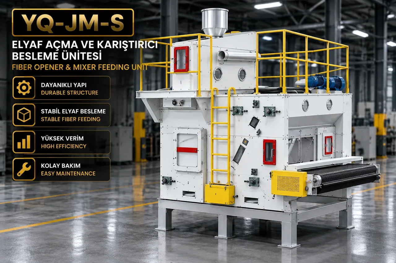 YAFES ALEMİN MAKİNA YQ-JM-S · Fibre Opener and Mixer Feeding Unit