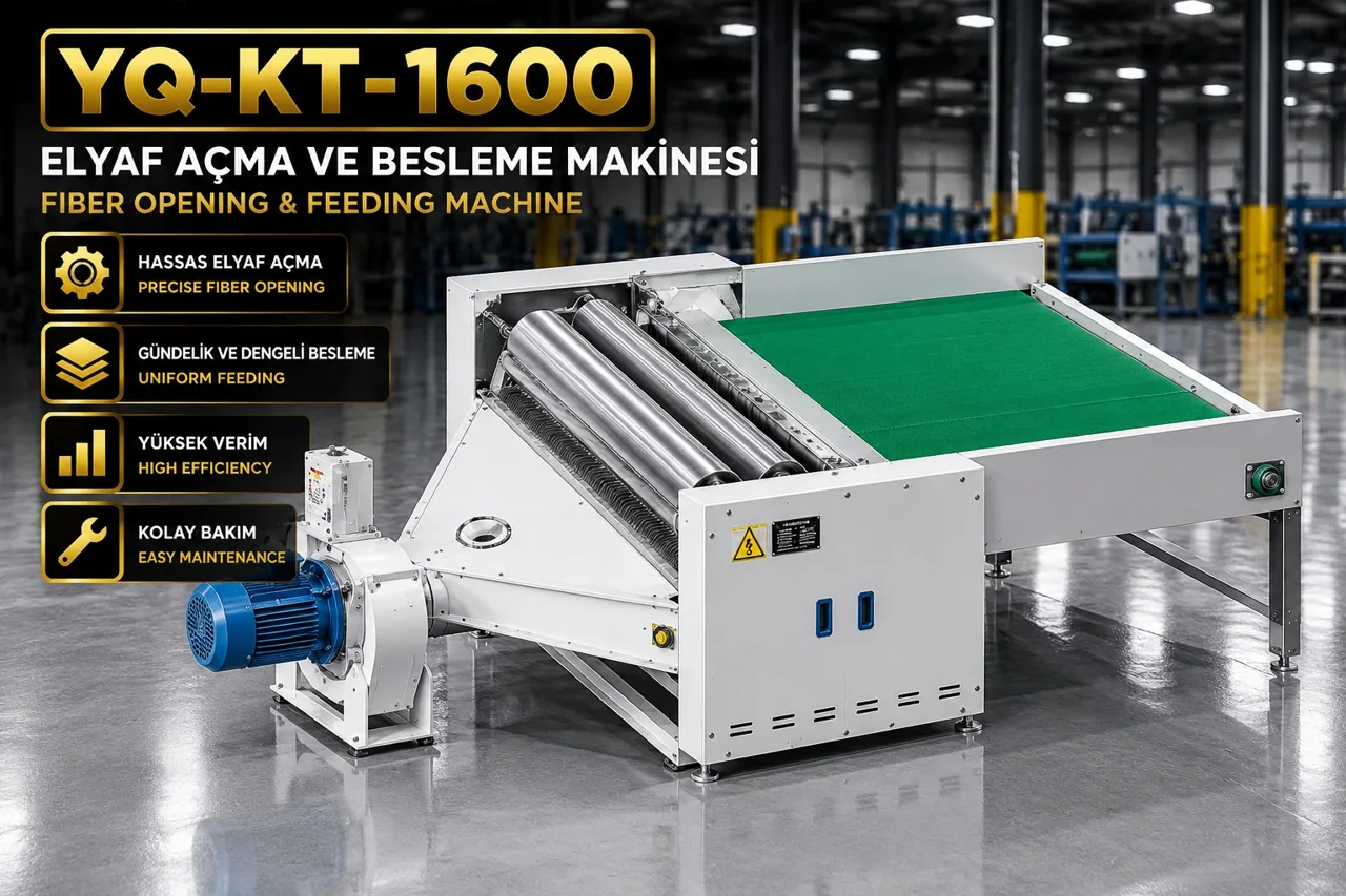YAFES ALEMİN MAKİNA YQ-KT-1600 · Fibre Opening and Feeding Machine